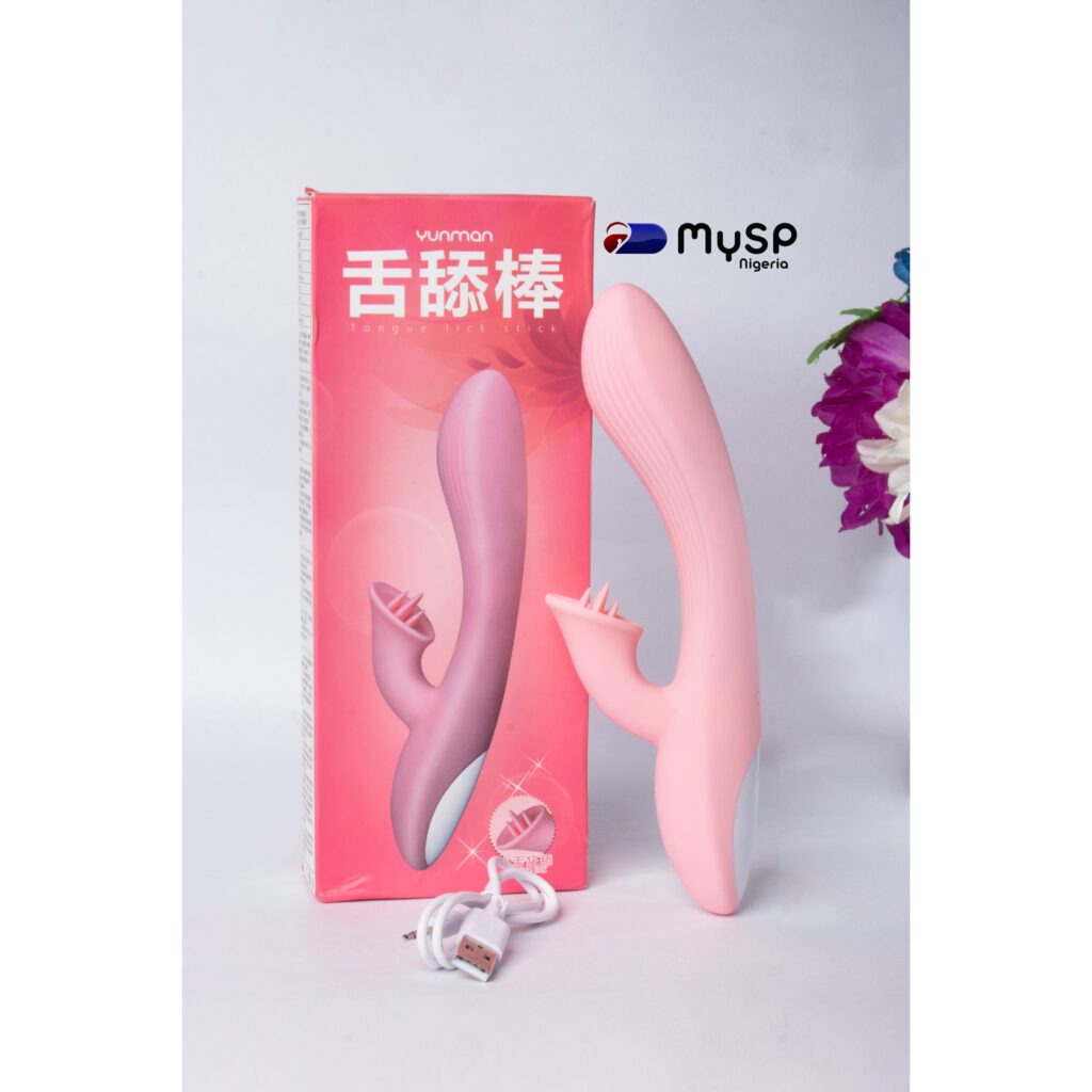 Powerful thrusting vibrator
 	Has a unique design that aims to stimulate the G-spot
 	Smooth clitoral licker
 	The duo combination gives a powerful blended stimulation
 	Rechargeable
 	Waterproof
 	Made with high grade silicone materials