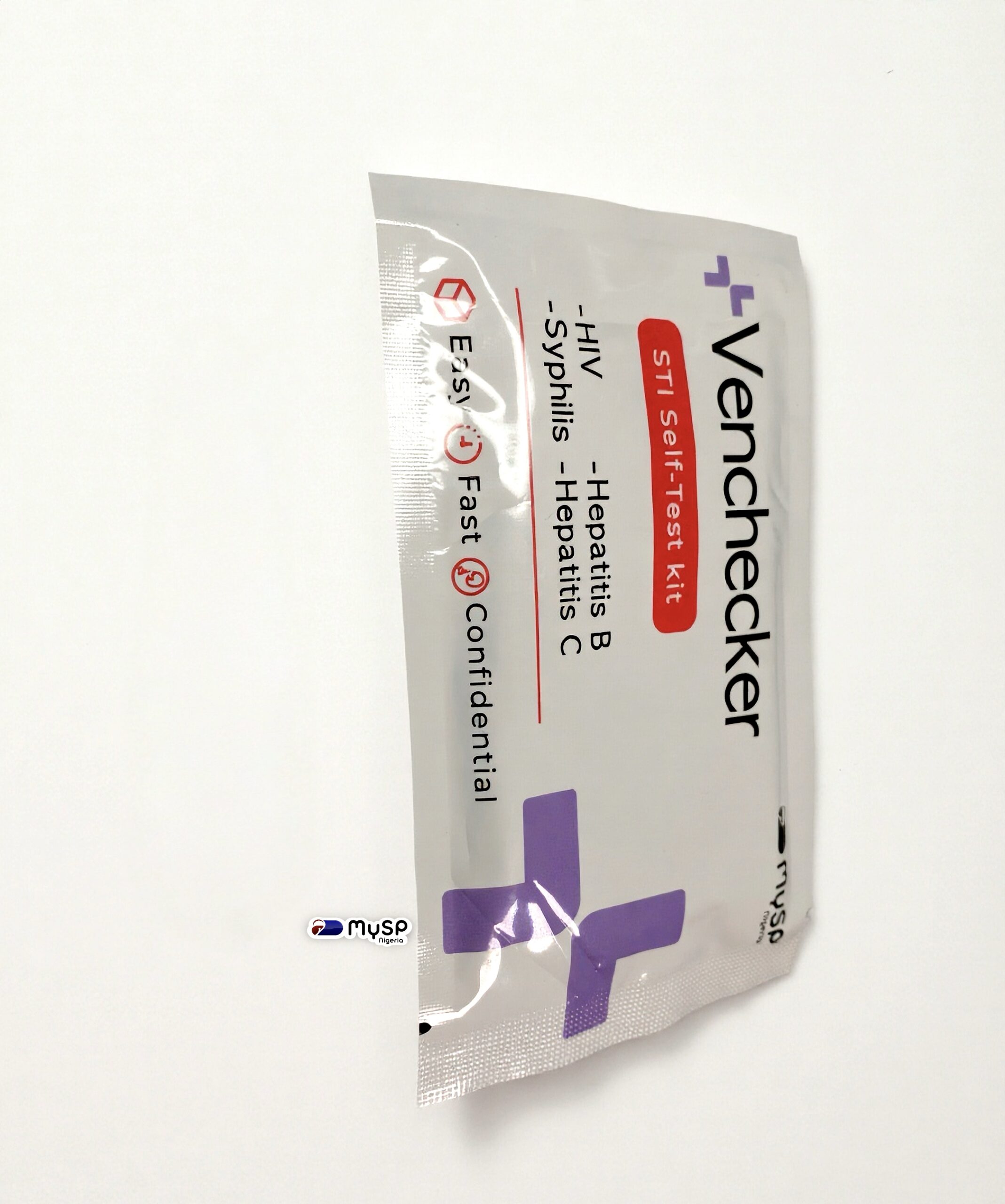Venchecker 4 in 1 STI Self-Test Kit /HIV, Hepatitis B, Hepatitis C & Syphilis/